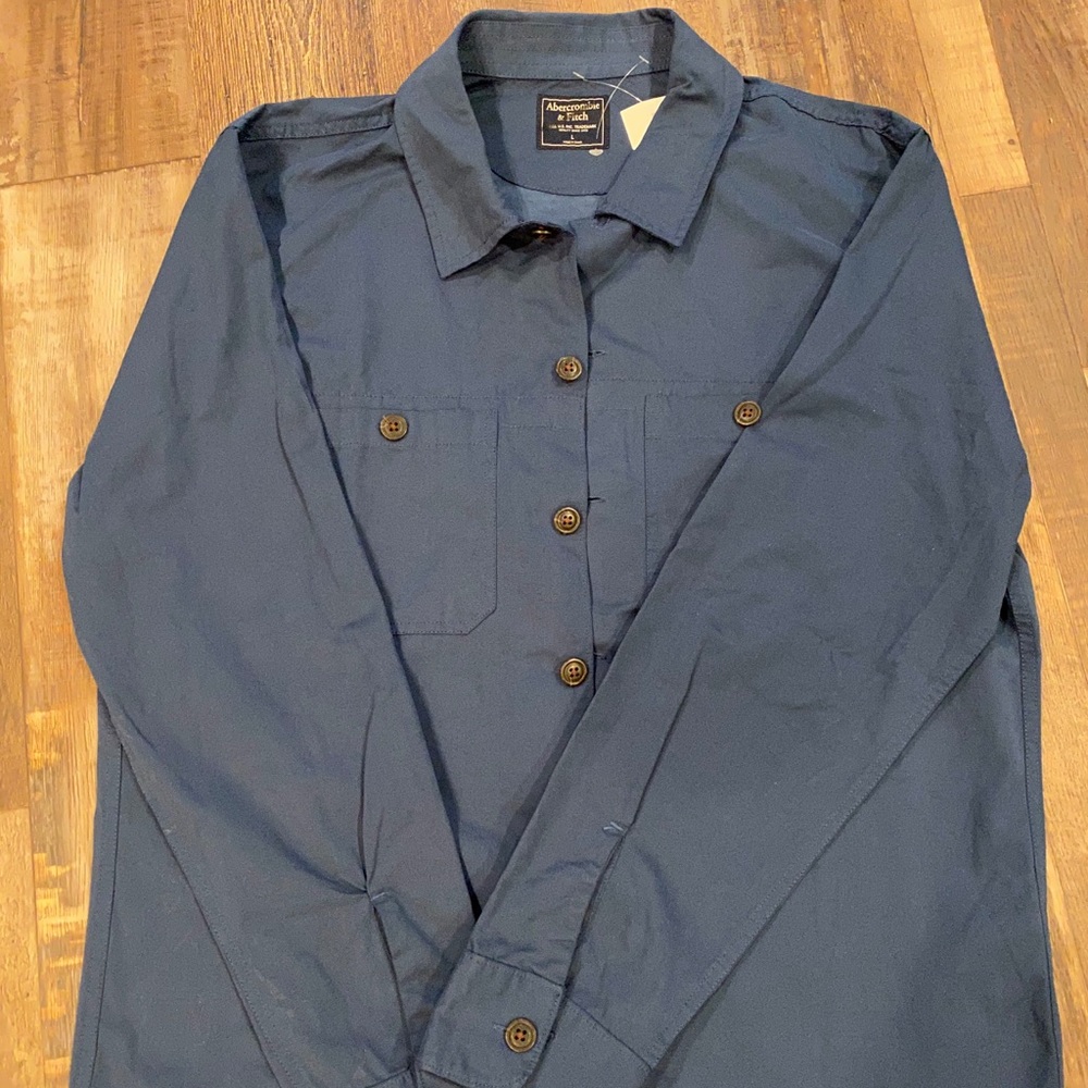 Abercrombie collar shirt size L